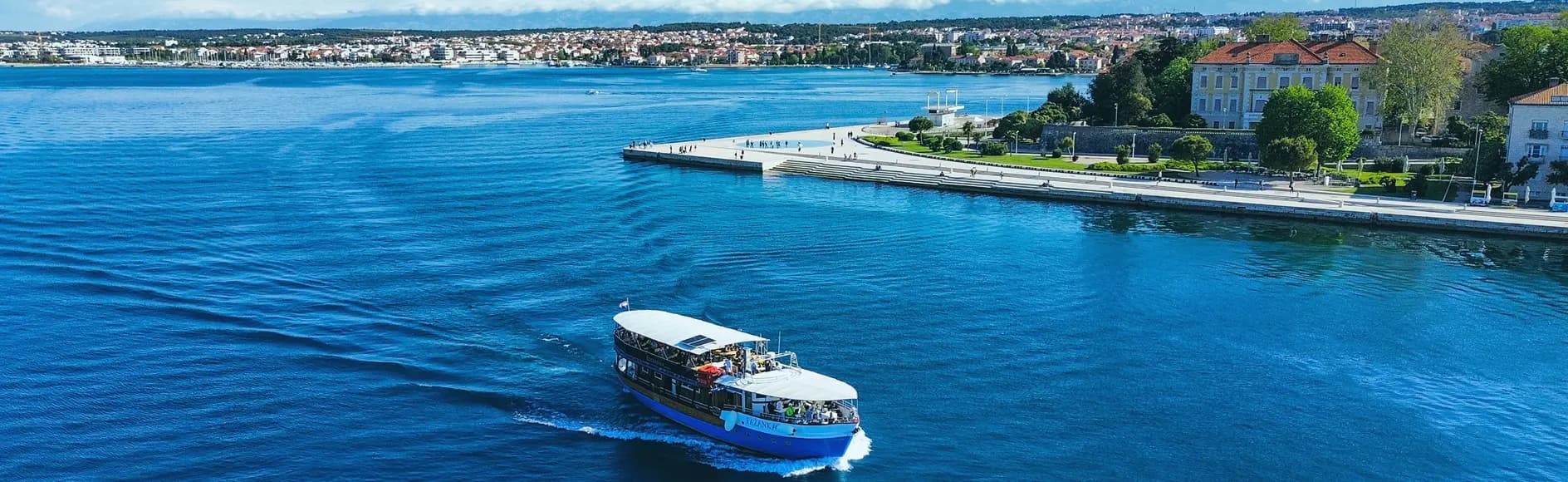 Statek wycieczkowy na Adriatyku